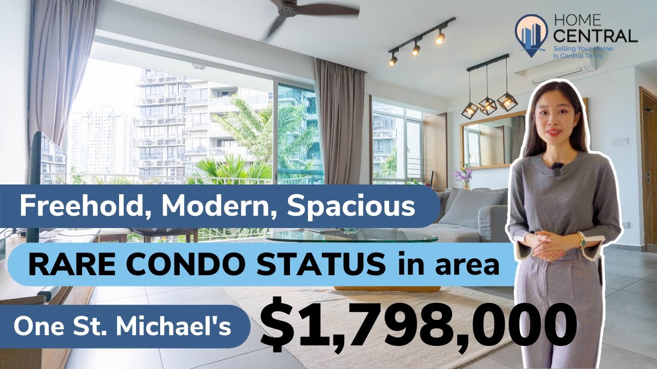 One St. Michael's: 3 Bedder Home Tour | Modern, Rare, Spacious Condo Unit