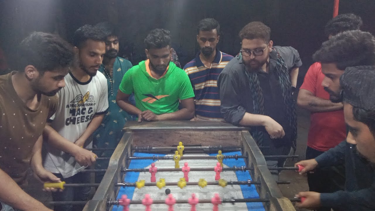 Gudu and Shehroz Vs Chamma and Mani game | Double hand foosball | @handball pk