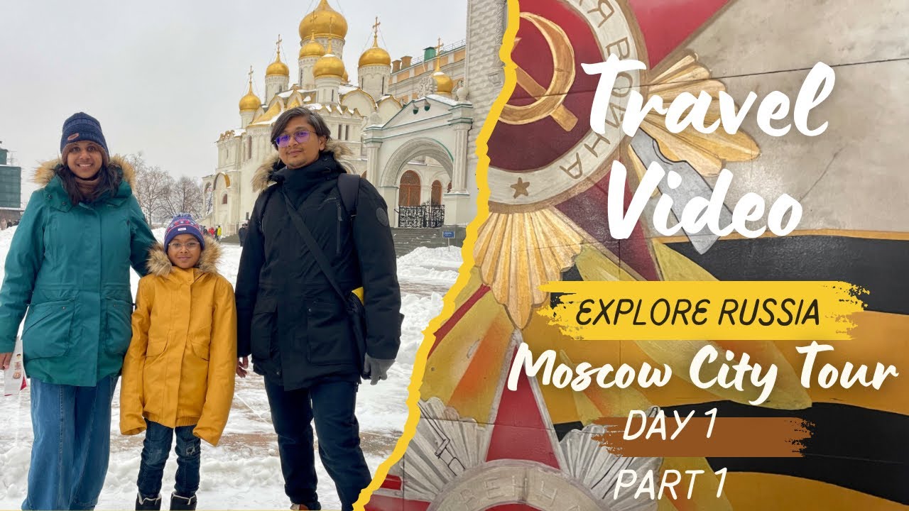 Moscow in Winter|Russia|Kremlin|Tsar Bell & Cannon|Cathedral Square|Alexandria Garden|War memorial