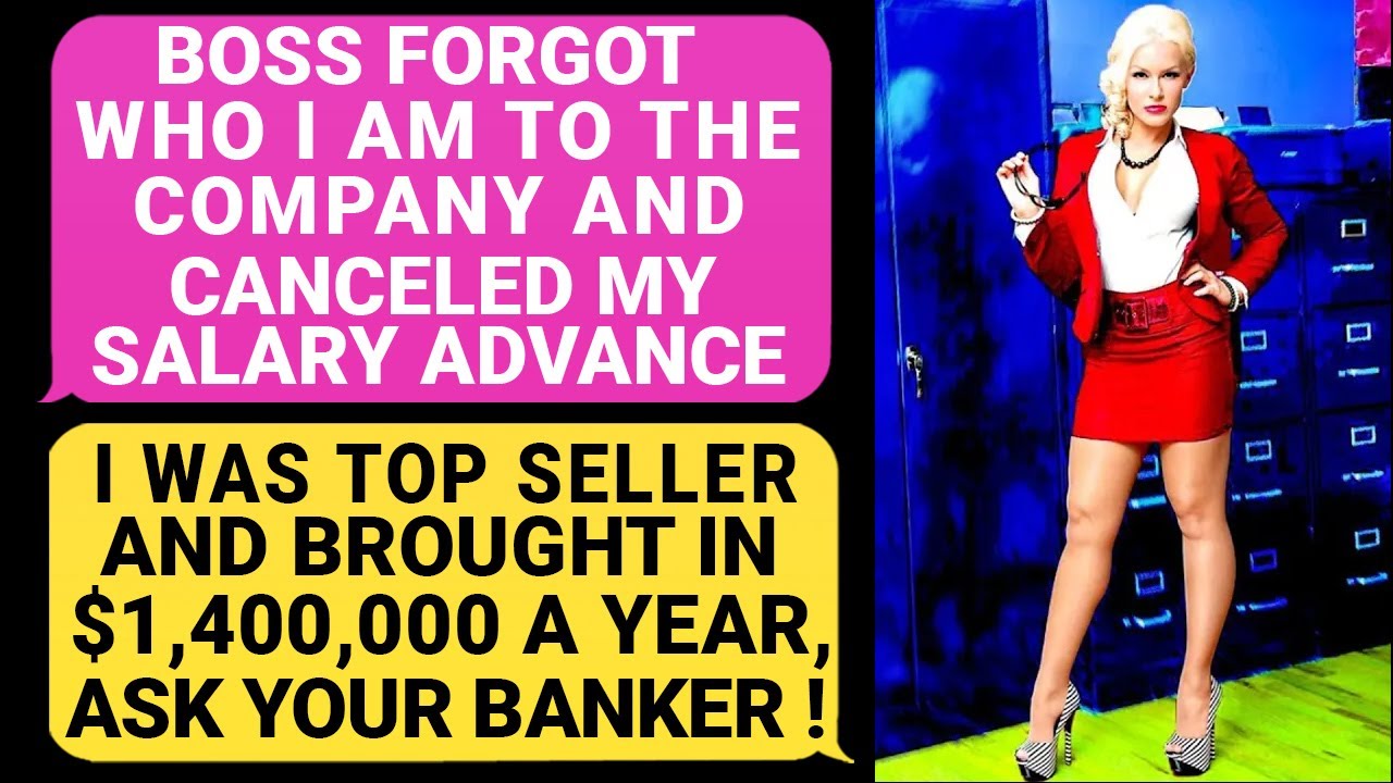 Boss Forgot I Brought In $1,400,000 & CANCELED my Salary Advance! Big Mistake, Ask Your Banker! r/PR