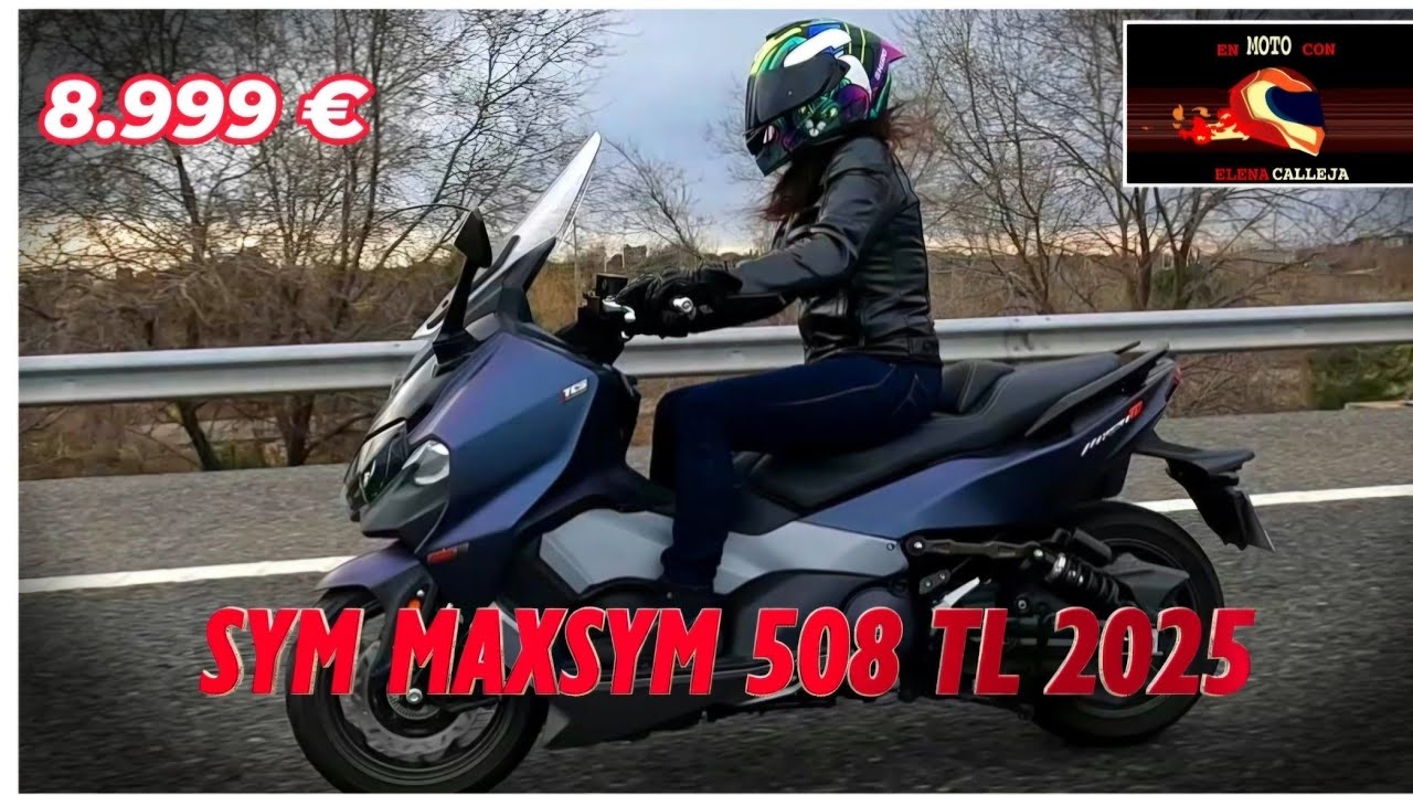 En moto con Elena Calleja: Prueba Sym Maxsym 508 TL 2025