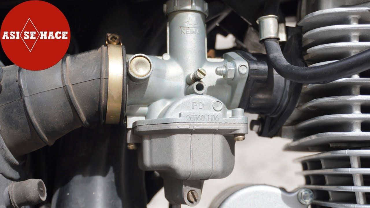 Como limpiar un carburador de motocicleta (FULL HD)