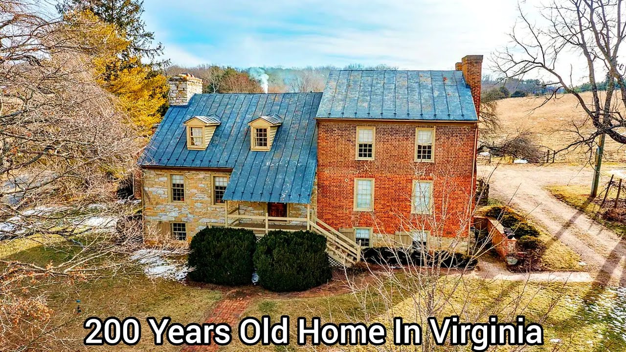 Virginia Hidtorical Houses For Sale | 1.36 Acres | Old Houses For Sale | Old House Life Channel