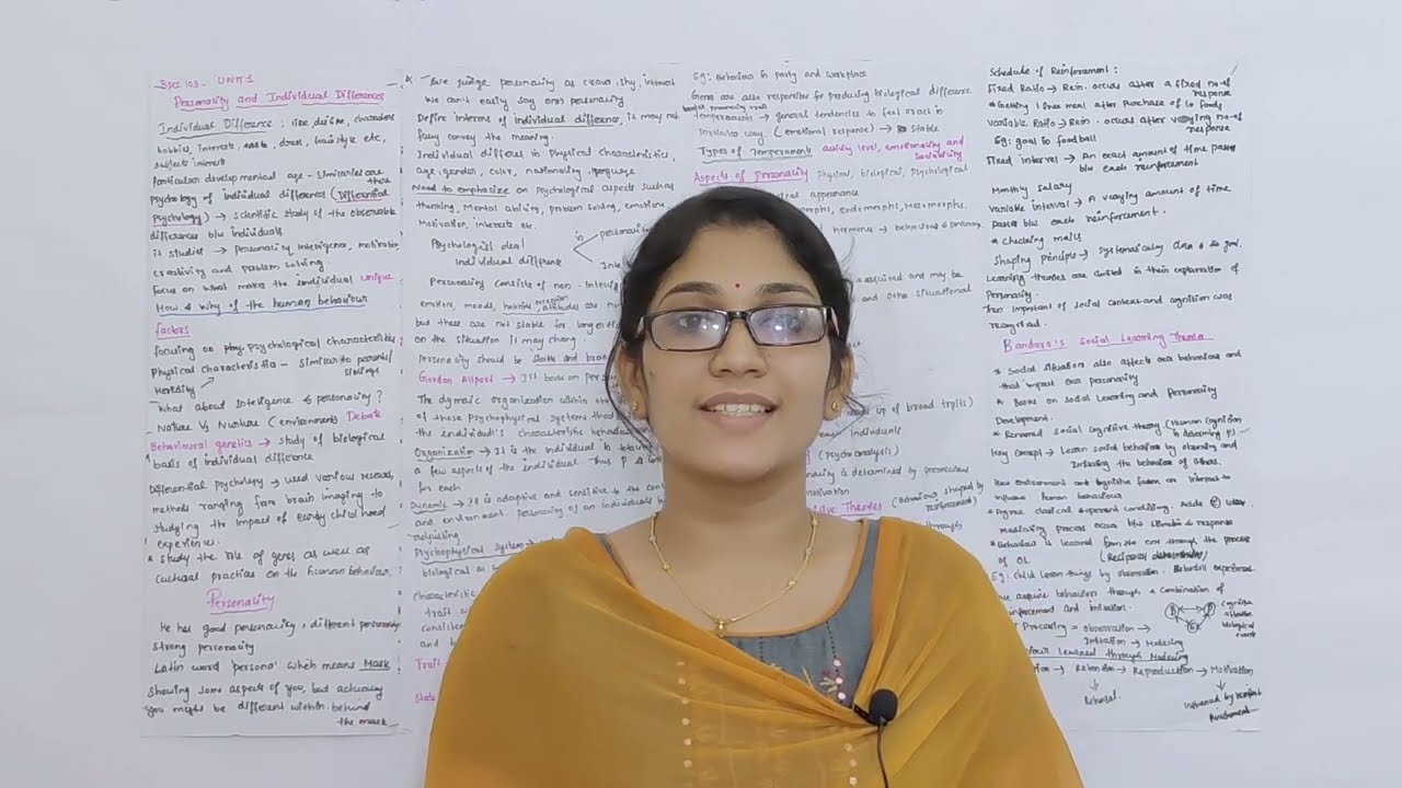BPCC 103 | PSYCHOLOGY OF INDIVIDUAL | UNIT 1 | INDIVIDUAL DIFFERENCES | BAPCH IGNOU CLASS MALAYALAM