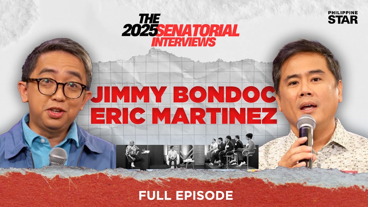 [Full Episode] Jimmy Bondoc and Eric Martinez at the Senatorial Interviews with Boy Abunda