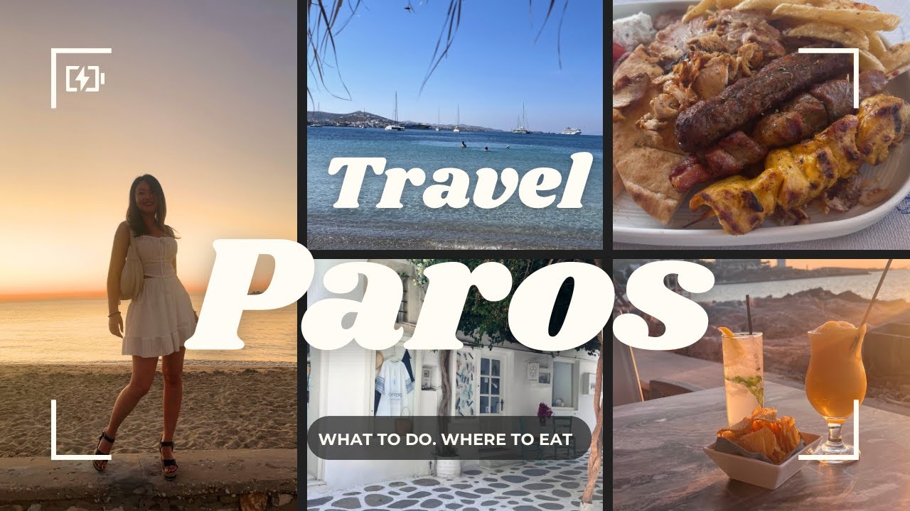 [Travel Vlog] Paros, Greece, What to do and where to eat!!!