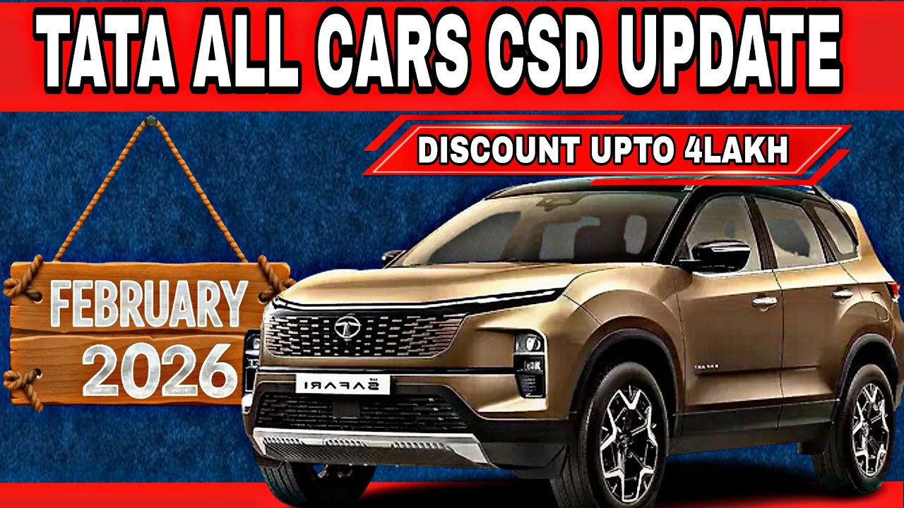 Tata Car CSD canteen price list February 2026| Tata Punch / Nexon / Tiago CSD Price 2026 | CSD Car