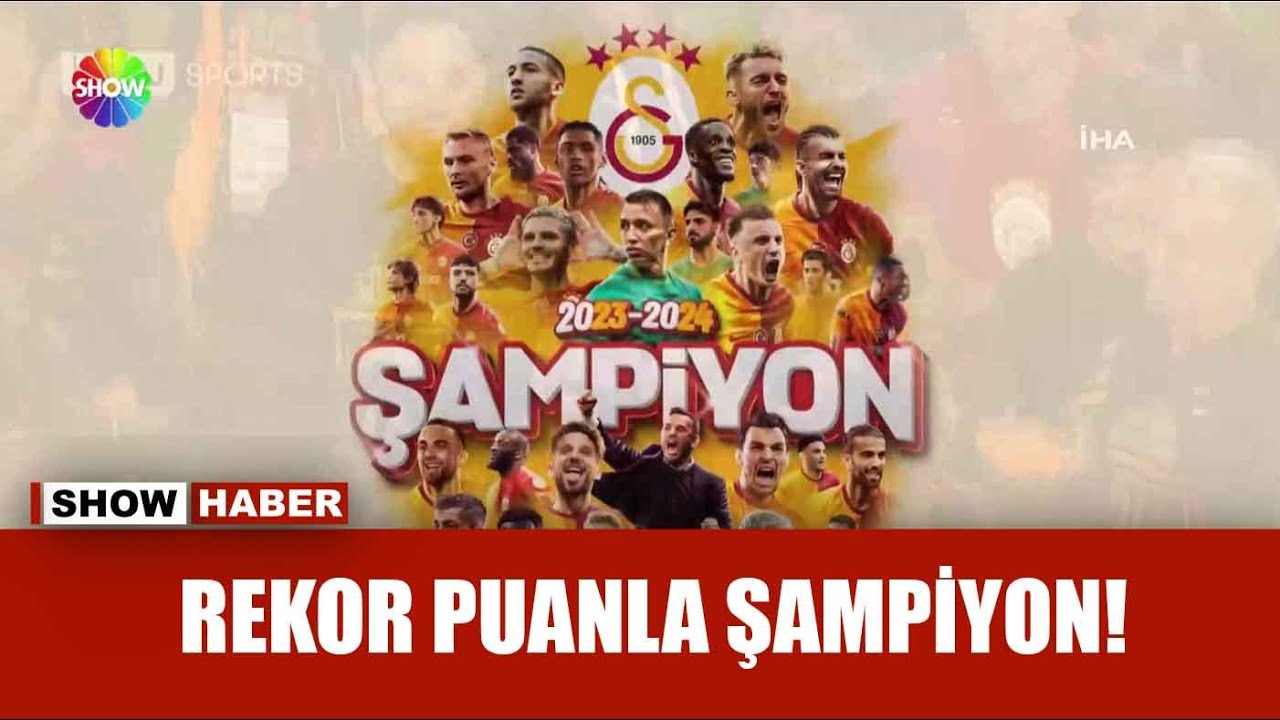 Şampiyon Galatasaray!