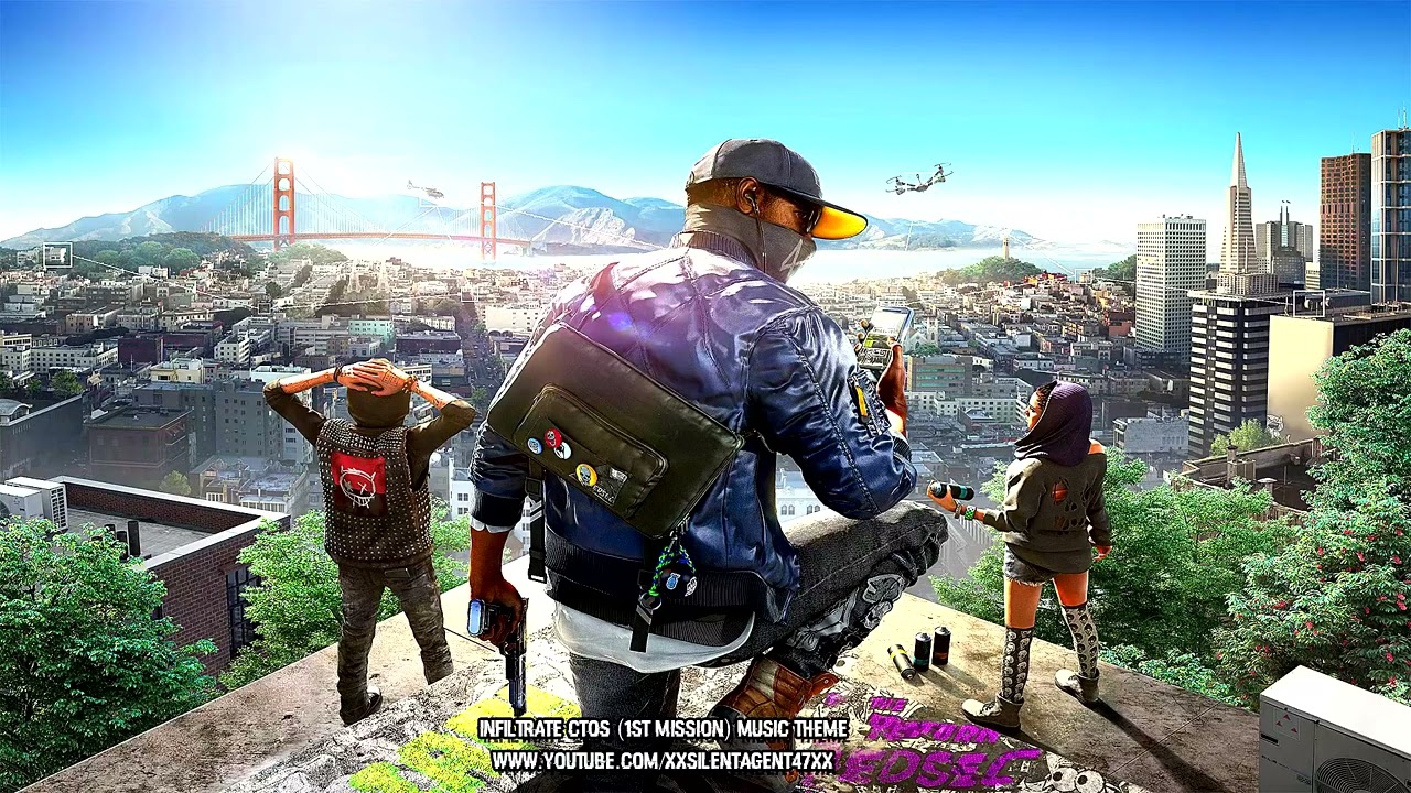 Wacht dogs 2  Infiltrate CTos (1st mission) Music Theme [Play N Go]