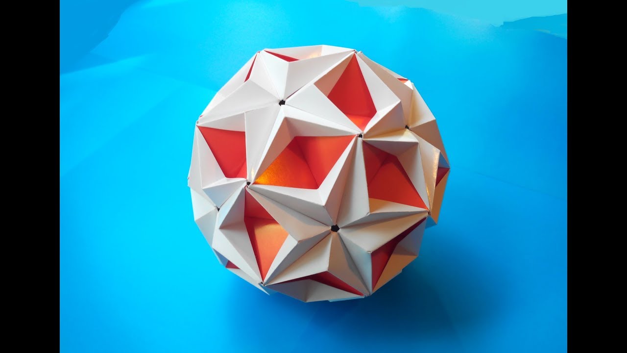 Кусудама Цветок Морская Звезда (Tomoko Fuse), Kusudama Flower Starsea