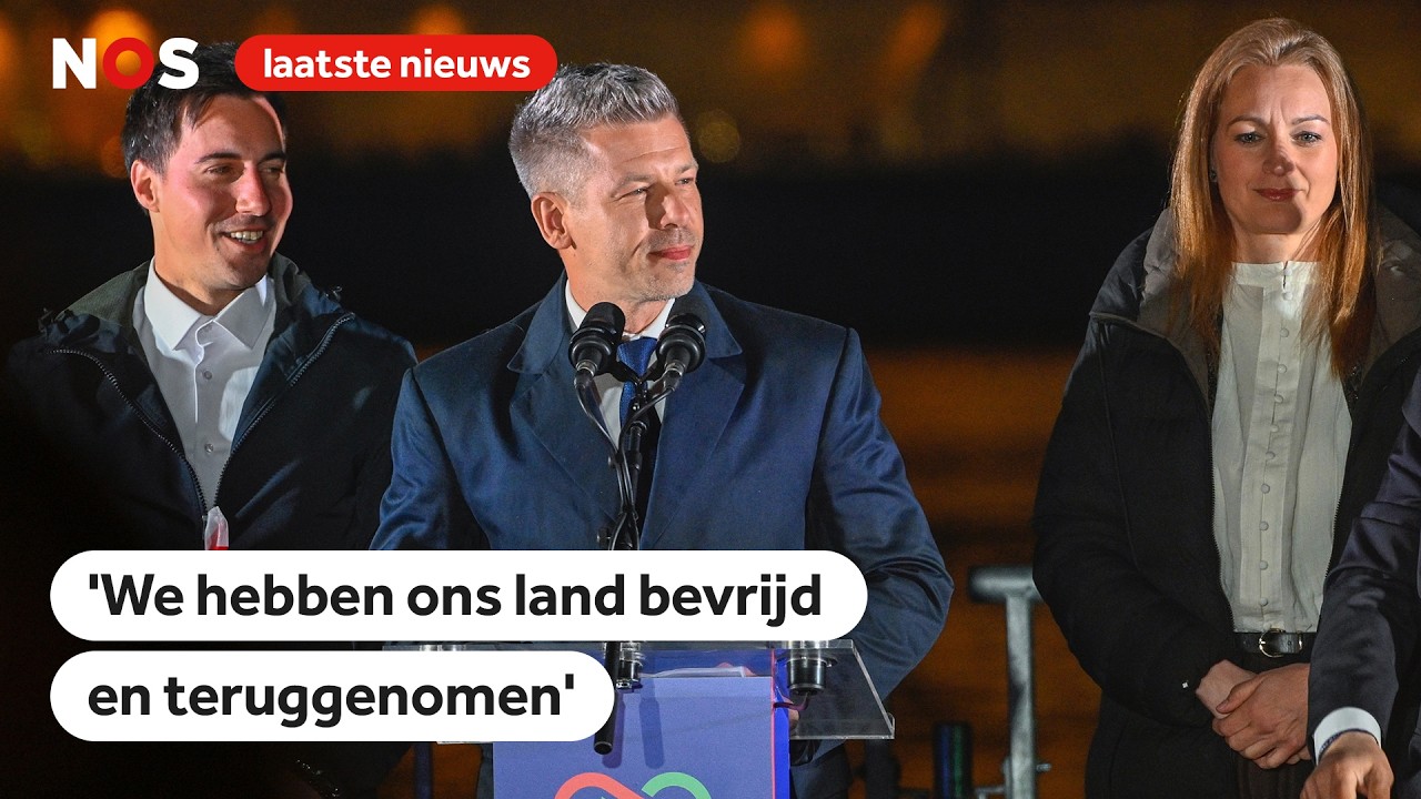 Magyar geeft overwinningsspeech, Orb&aacute;n erkent nederlaag