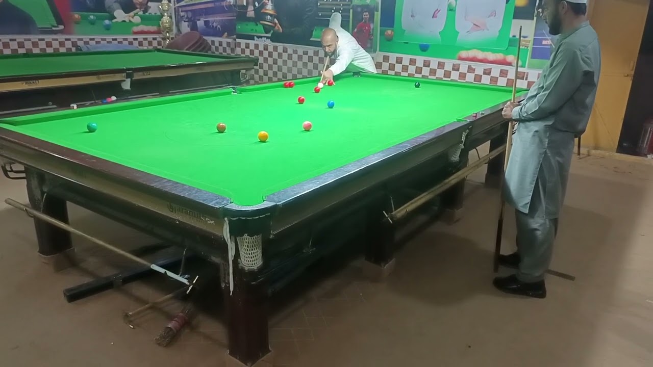 Habib Gulzar VS Waseem Shaad snooker battle enjoy beautiful shots moments at Murshad Snooker Club