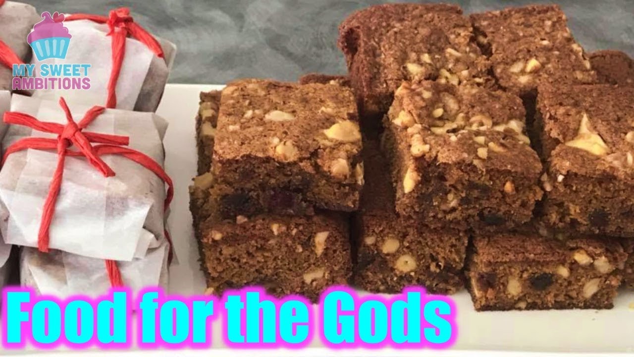 Food for the Gods (Dates and Walnut slice) - mysweetambitions
