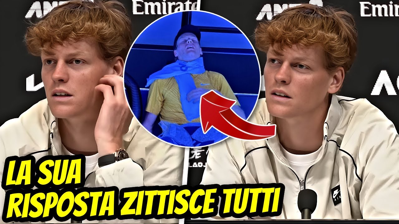 GIORNALISTA ATTACCA SINNER SENZA LA PAUSA AVREBBE PERSO — SINNER REPLICA E ZITTISCE TUTTI