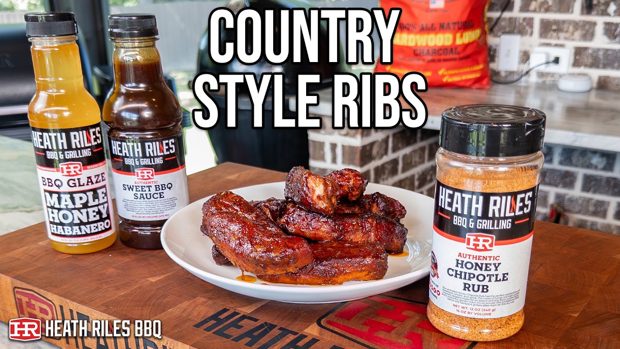 Smoked Country Style Pork Ribs on a Pellet Grill - Easy & Delicious Recipe! | Heath Riles BBQ