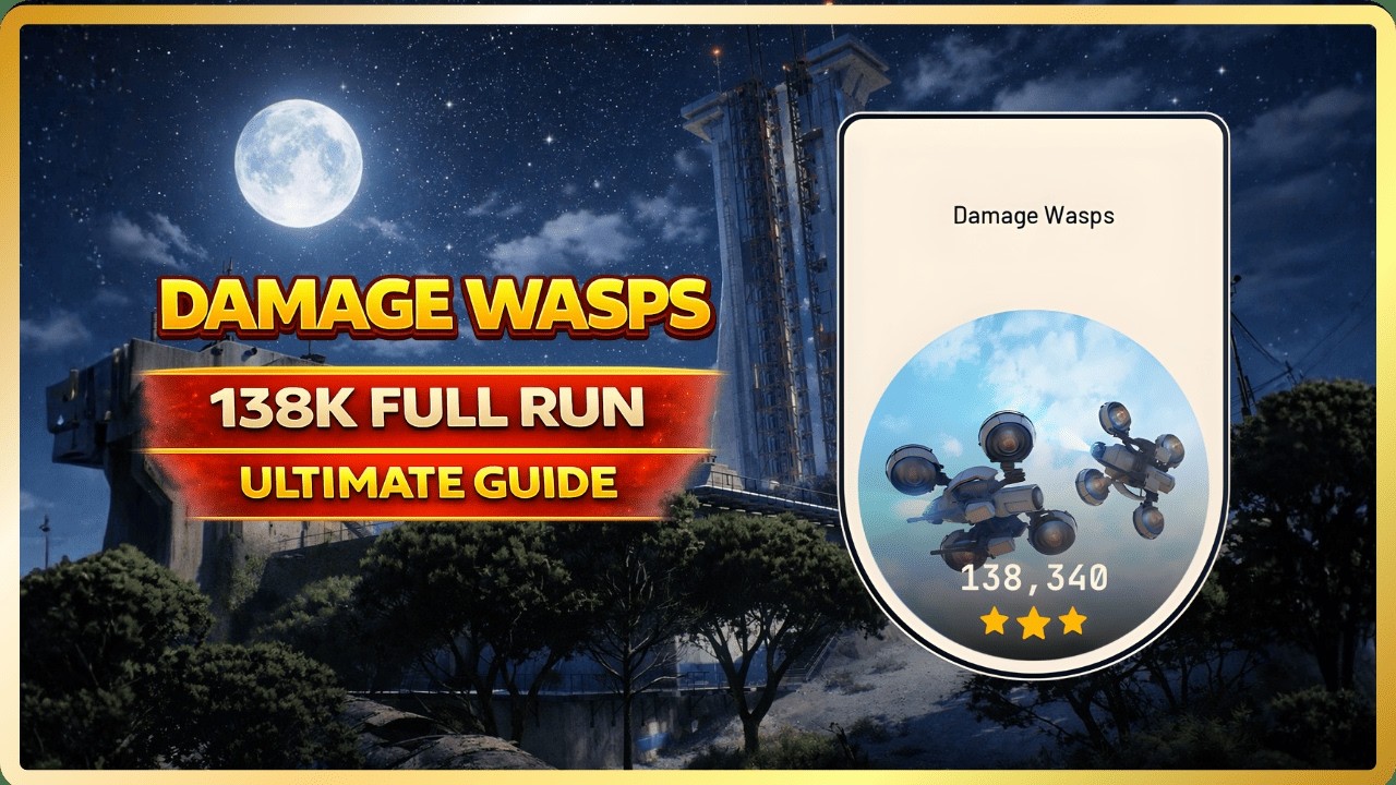 138K FULL RUN (Hidden Bunker) &mdash; Damage Wasps | ARC Raiders Weekly Trial