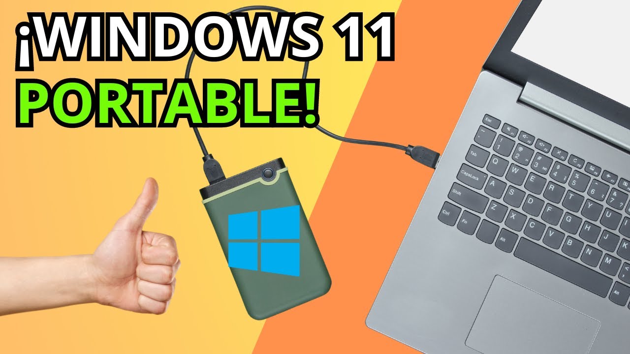 Instala WINDOWS 11 PORTABLE en un USB y ÚSALO en CUALQUIER PC