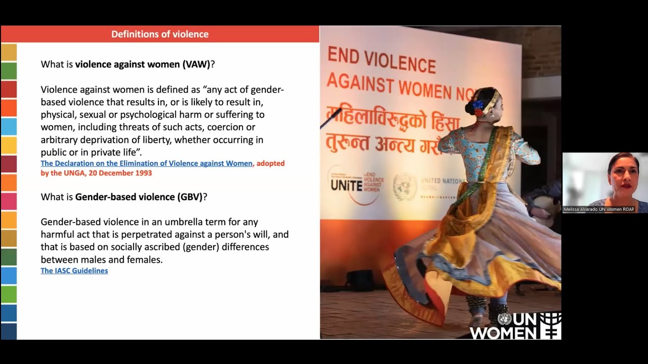 Webinar series on Measuring Gender-Based Violence in Asia and the Pacific - Day 1 (English)