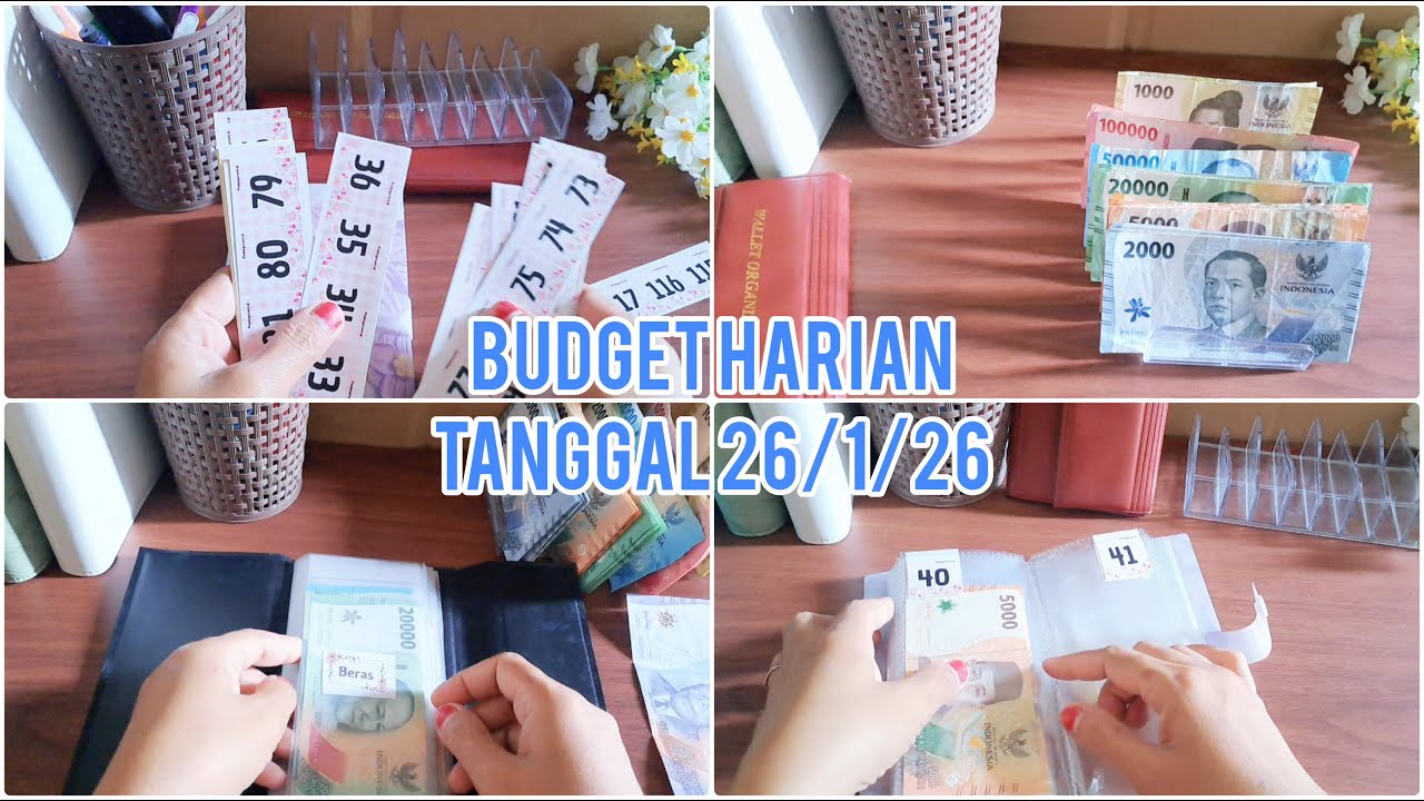 Update budget harian tanggal 26/1/26