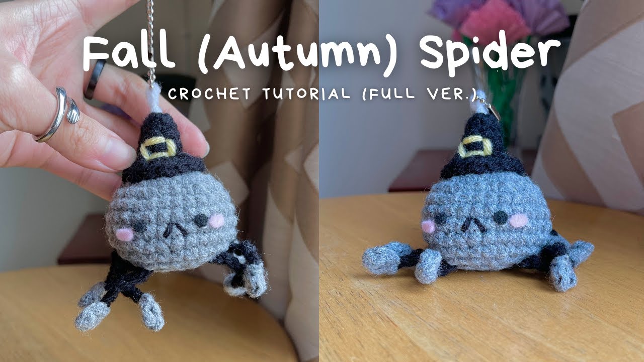 How to Crochet a Spider: Full-Version Make-Along (Relaxing, Easy, Step by Step, Free Pattern)