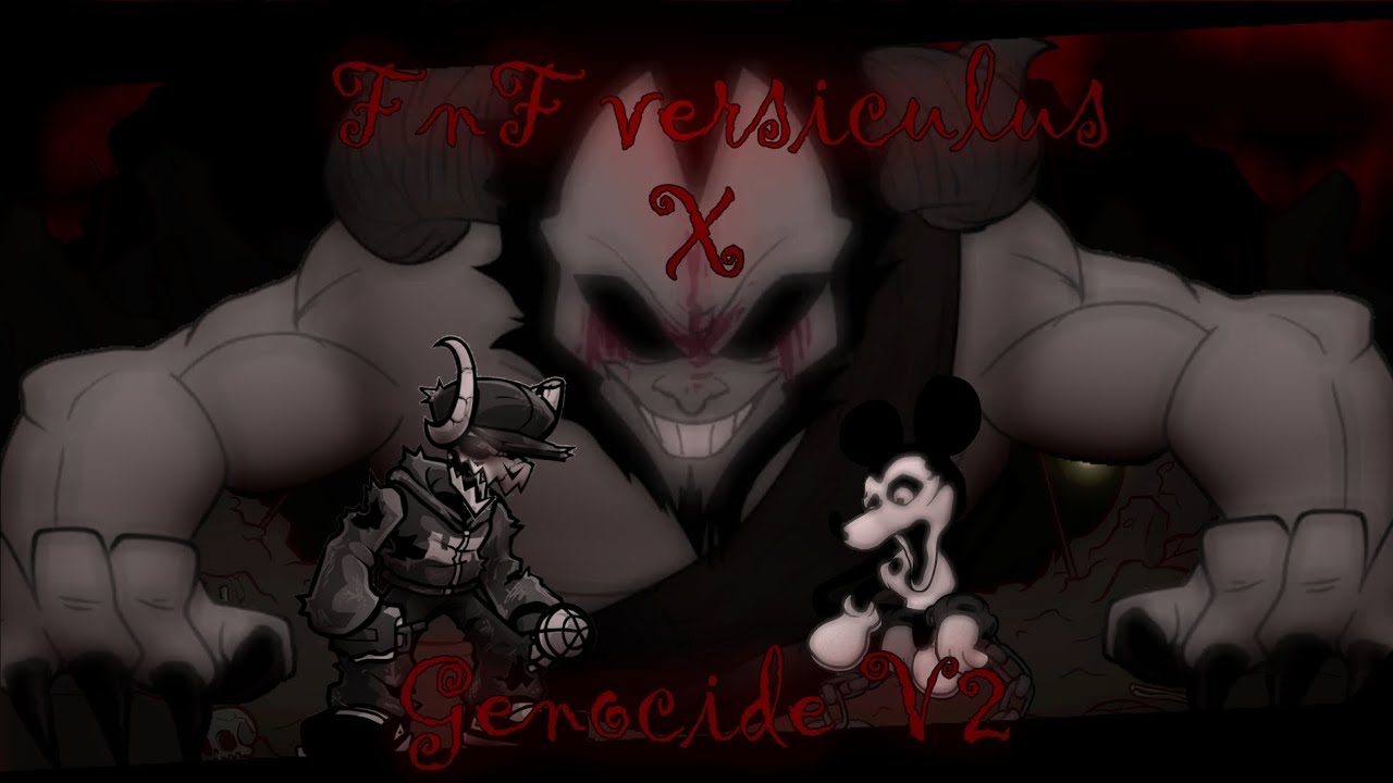 FnF Versiculus Iratus X Genocide V2 Friday Night Funkin Mashup Tabi vs Satan