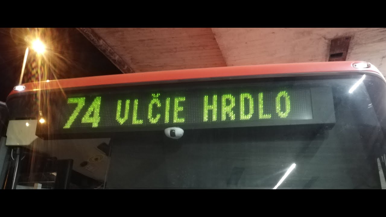 Linka 74: Vlčie hrdlo - Drieňová... 07/22