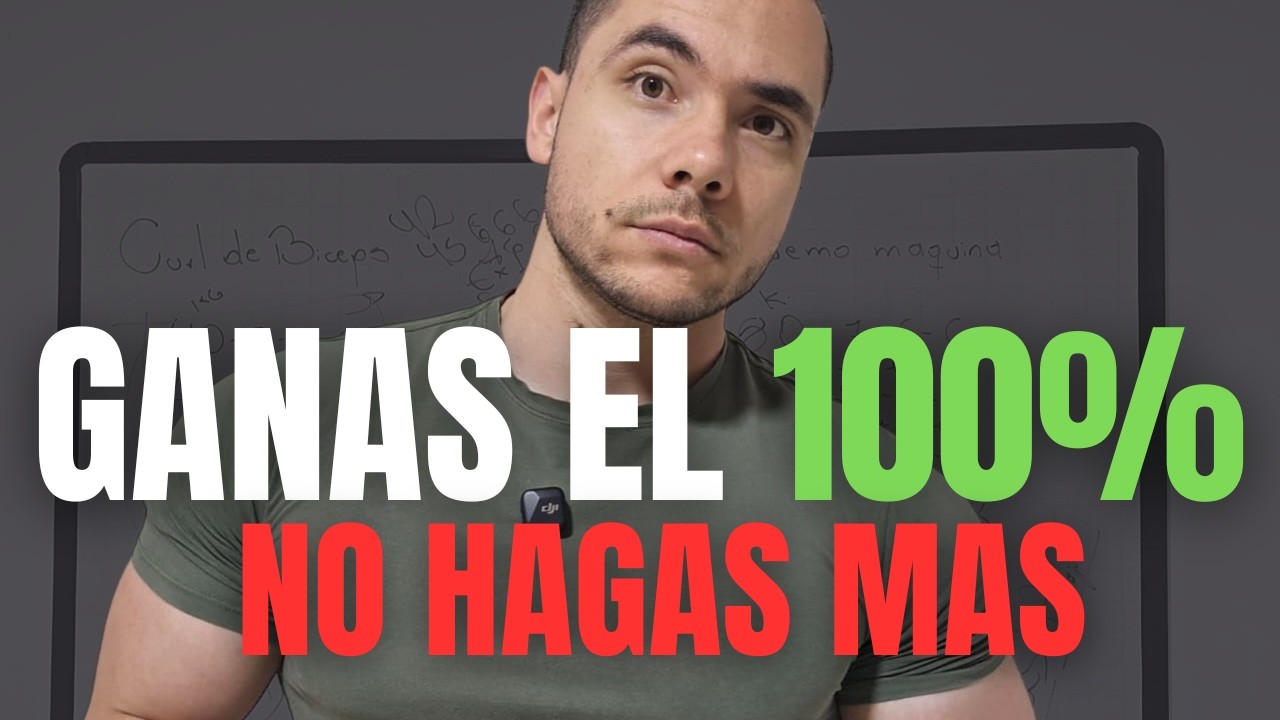 Hacer Mas de 6 SERIES Por MUSCULO Por DIA Es INUTIL