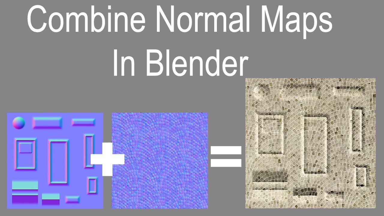 Учебник Blender: как комбинировать карты нормалей