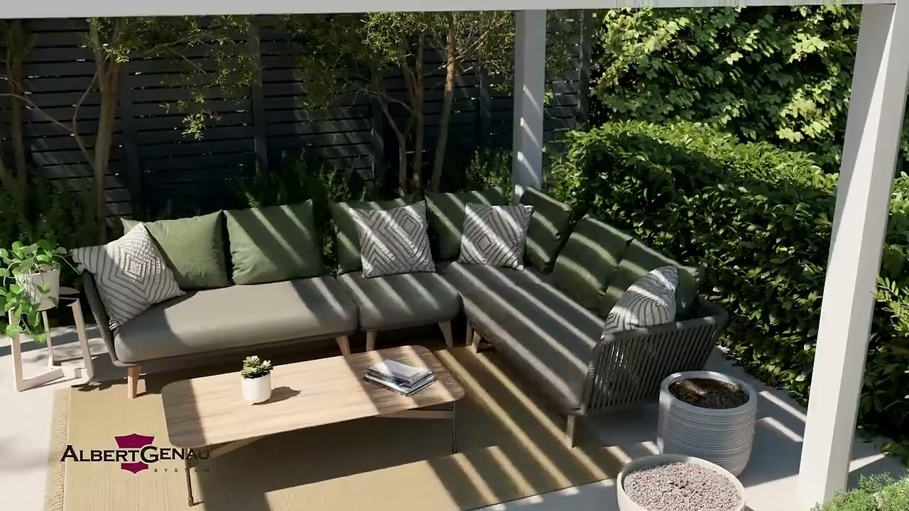 Albert Genau Bioklimatik Pergola Sistemi X