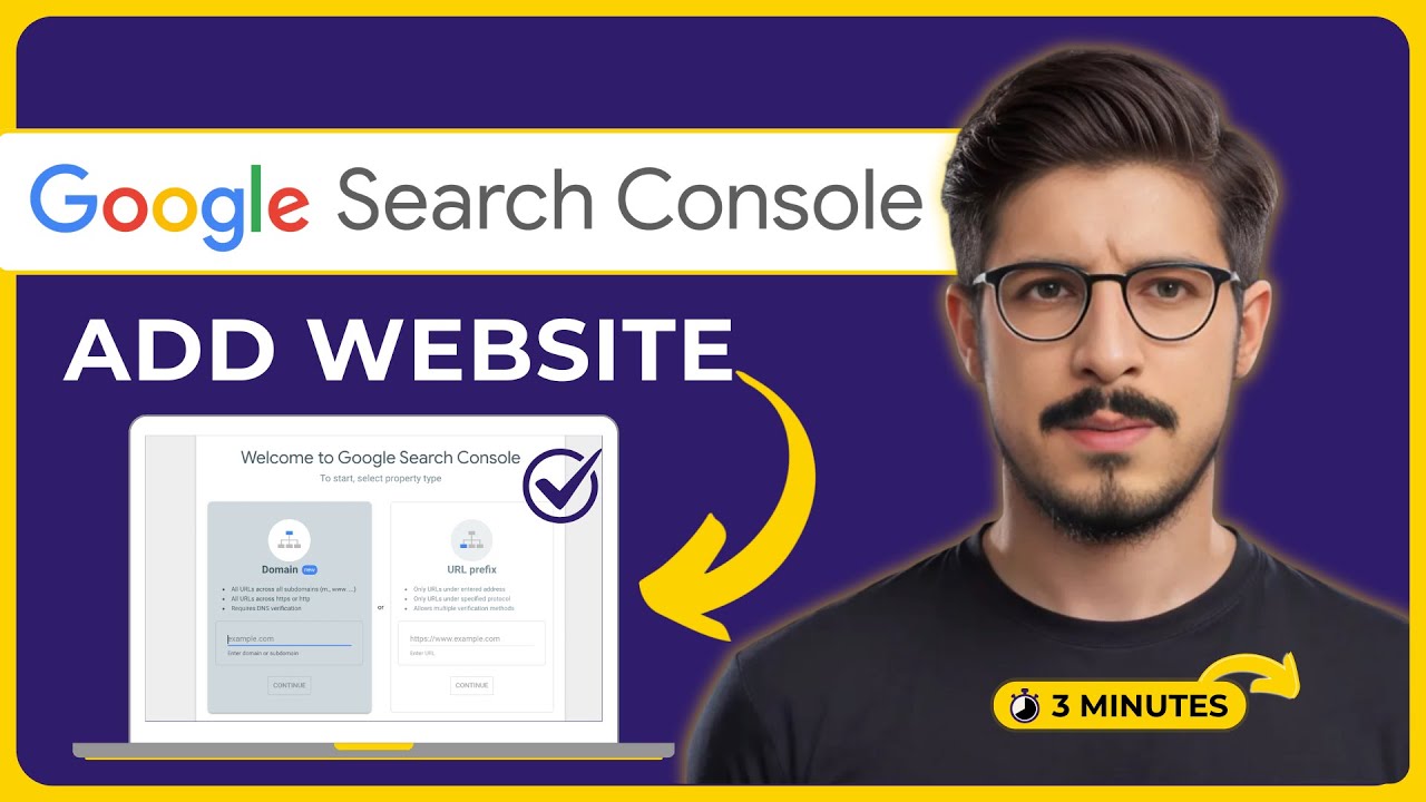 How To Add Website In Google Search Console 2026 | Submit Website To Google Search Console