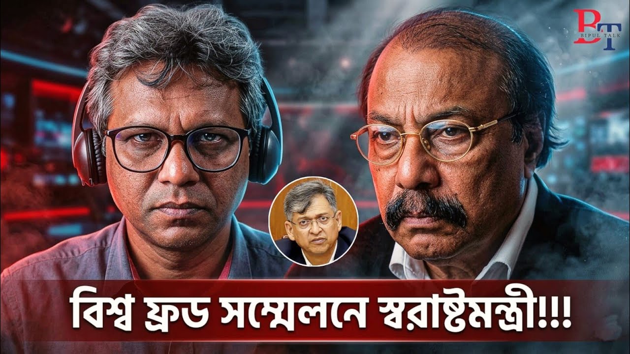 বাঁকাচোখে: বিশ্ব ফ্রড সম্মেলনে স্বরাষ্ট্রমন্ত্রী!!! Home Minister | Salahuddin Ahmed | BIPUL TALK |
