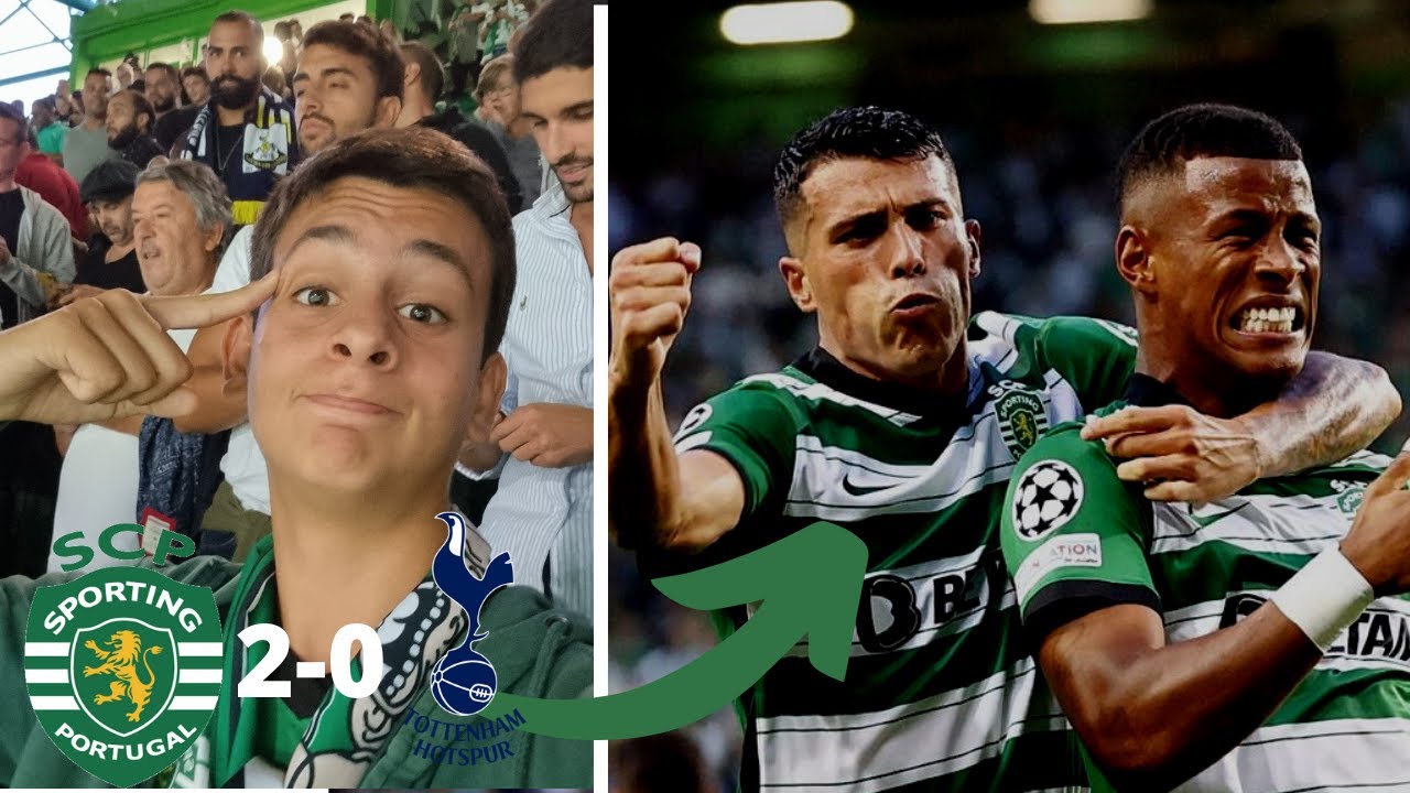 DESTRUÍMOS O TOTTENHAM !! VLOG SPORTING VS TOTTENHAM | DUARTE CORREIA