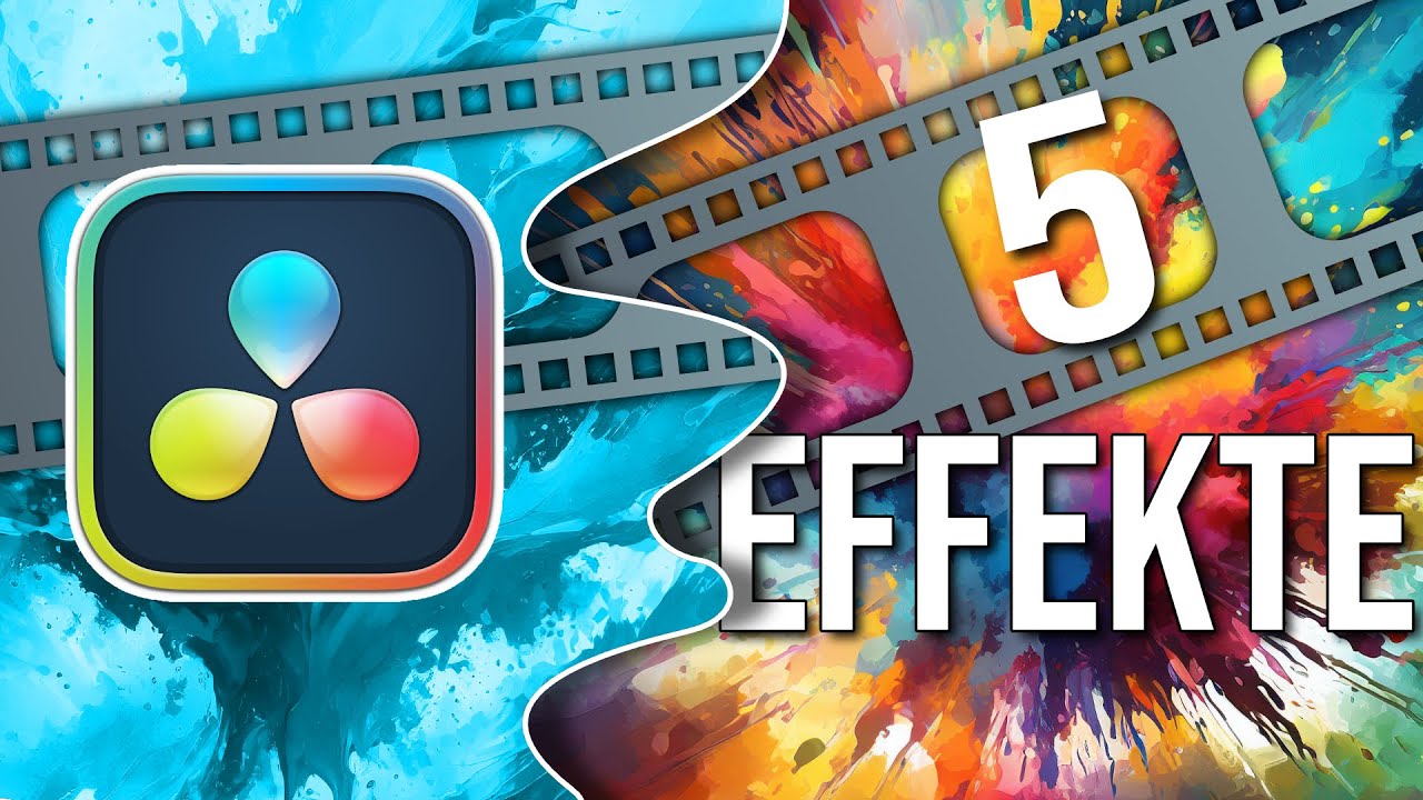 5 Kostenlose Video Effekte für DaVinci Resolve | Tutorial Deutsch