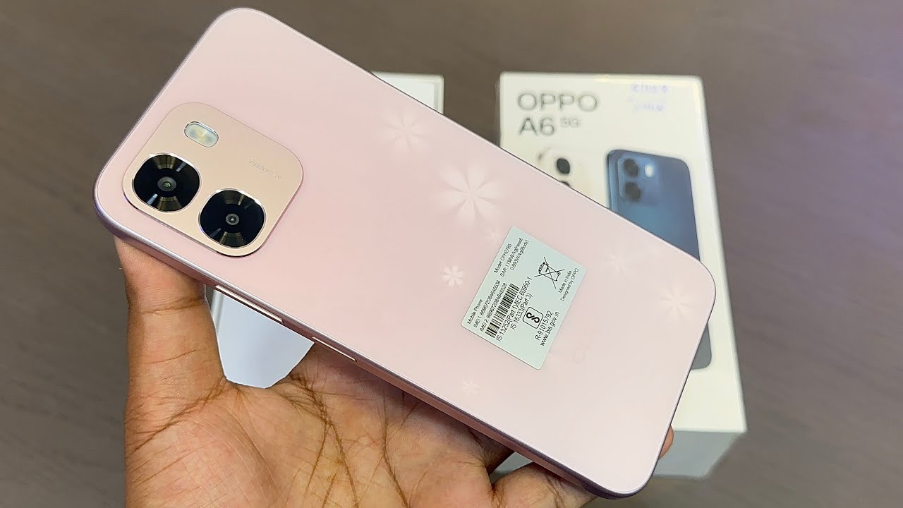 Oppo A6 5G Sakura Pink Unboxing, First Look & Review 🔥 | Oppo A6 5G Price, spec & Many More 