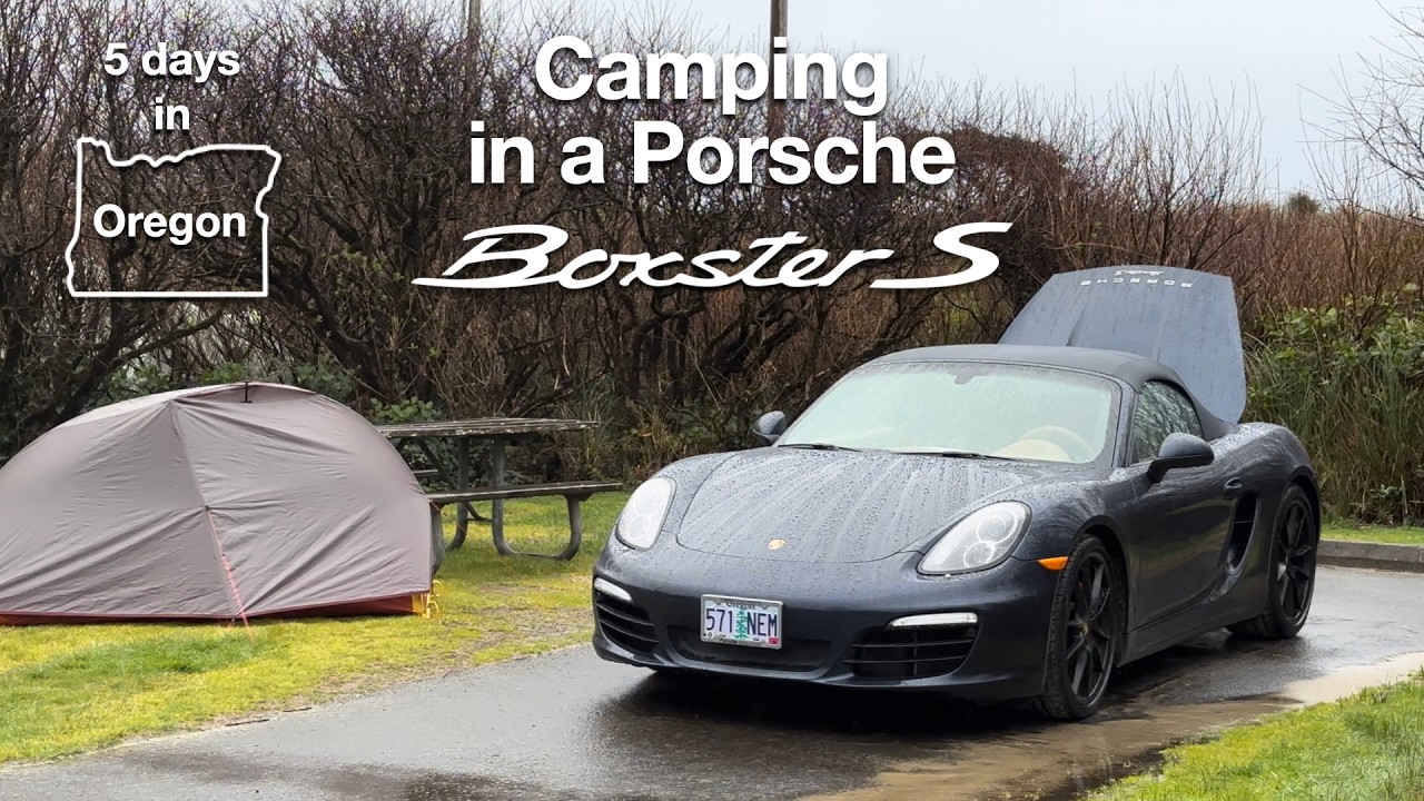 Camp in a Porsche Boxster S (981)?