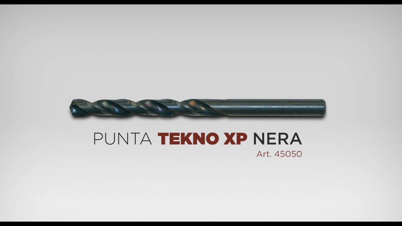 PUNTE PROFESSIONALI HSS-G DIN 338 FRESATE RETTIFICATE - SPLIT POINT - AUTOCENTRANTI - FINITURA NERA