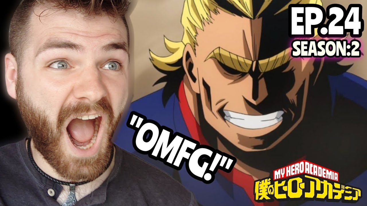 ALL MIGHT GOES FOR THE KILL!!! | MY HERO ACADEMIA - EPISODE 24 | SEASON 2 | FIRST TIME REACTION