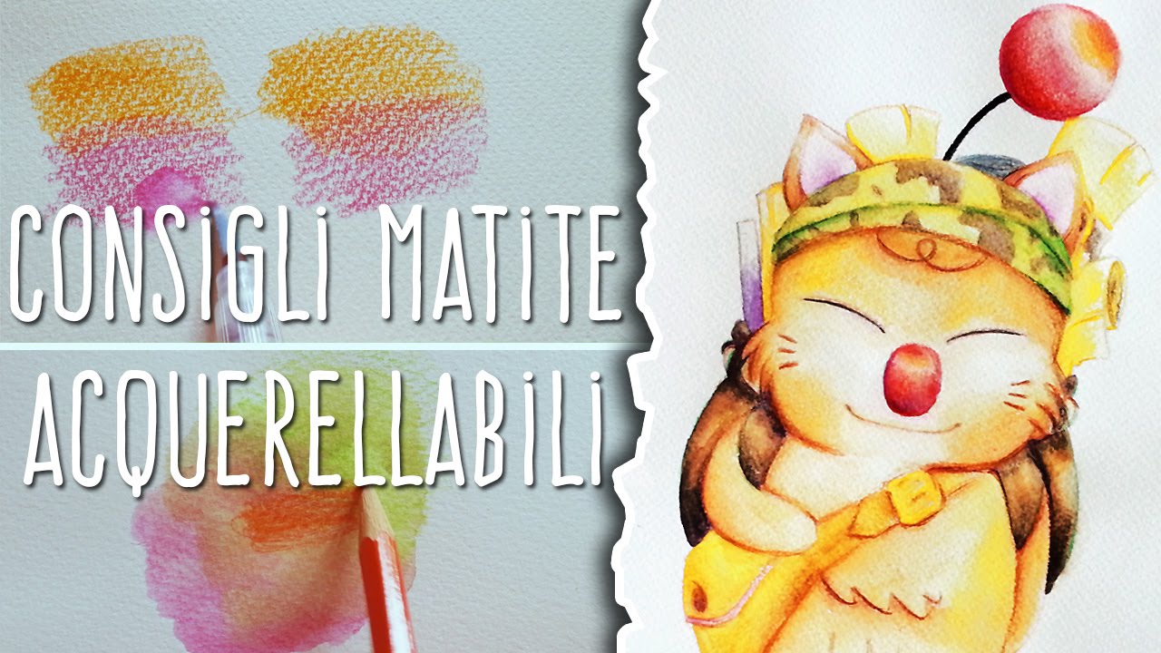 Come usare le MATITE ACQUERELLABILI: CONSIGLI + Disegno STILZKIN