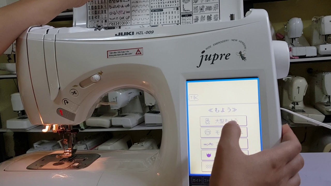 Hướng dẫn sử dụng máy may JUKI 009 - máy may Ngọc Quyên 098 248 6556