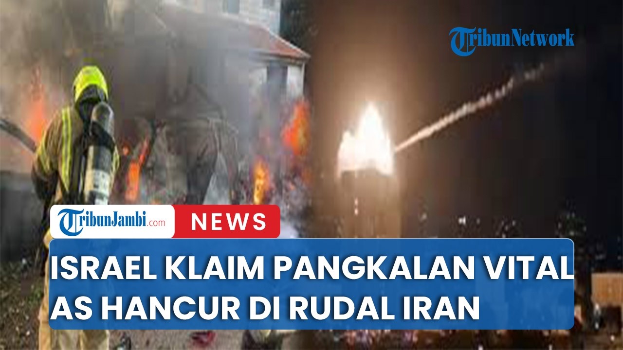 Israel Kalaim Pangkalan Vital AS Hancur Akibat Rudal Iran