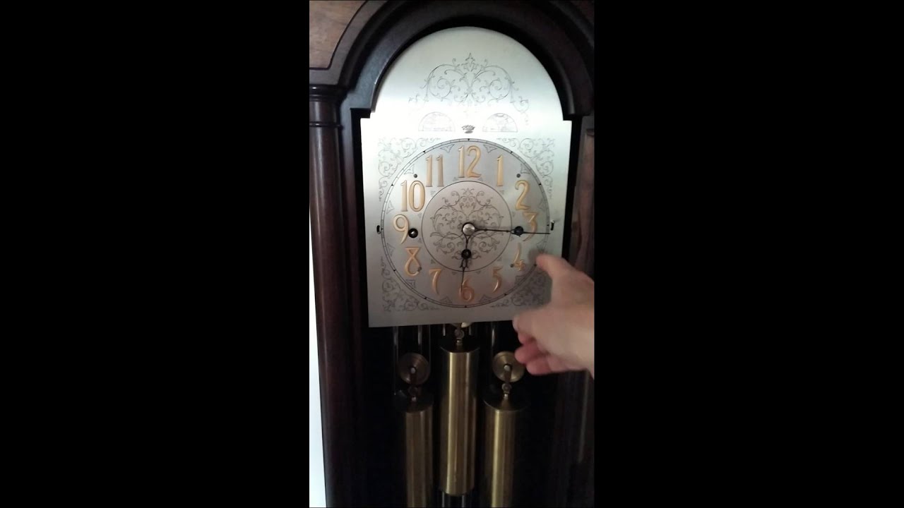 Herschede Petite Grandfather Clock 5 Tube