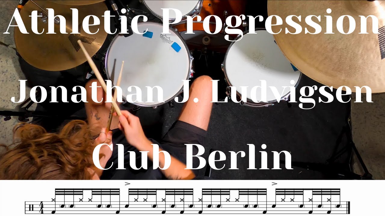 Athletic Progression - Club Berlin (Jonathan J. Ludvigsen) - 32nd Note Lick Drum Lesson