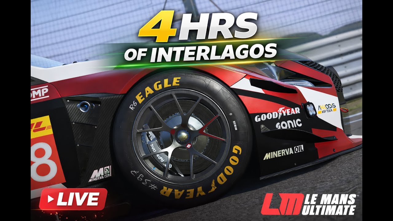 LIVE 🔴 4HRS OF INTERLAGOS IN THE LEXUS WITH @bigprenta4264  LE MANS ULTIMATE