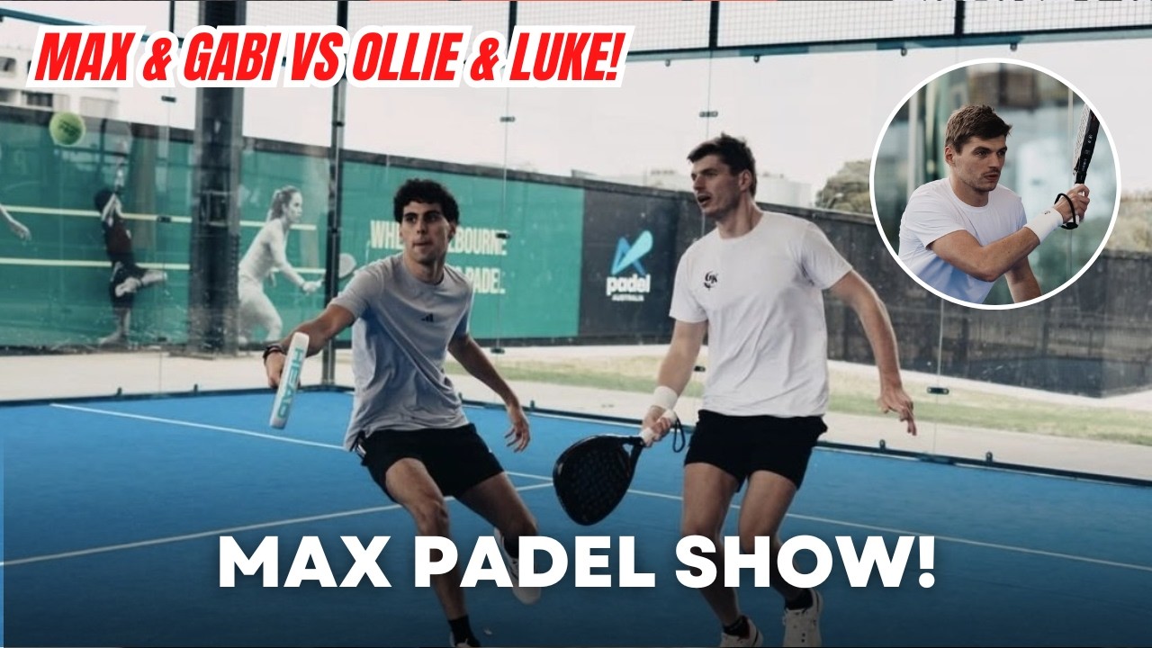 Max Verstappen Shows INSANE Padel Skills Against Ollie Bearman Before Australian GP 👀