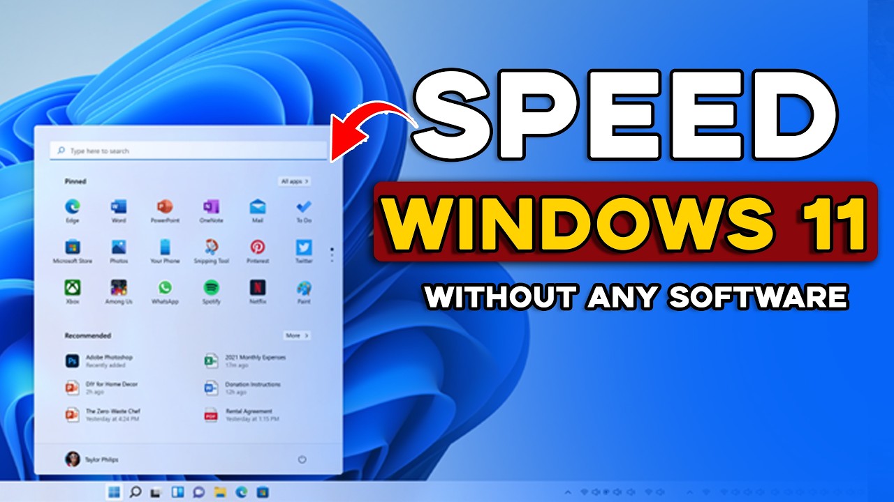 Как ускорить работу Windows 11 (2026) 🚀 Сделайте свой ПК быстрее без использования какого-либо пр...