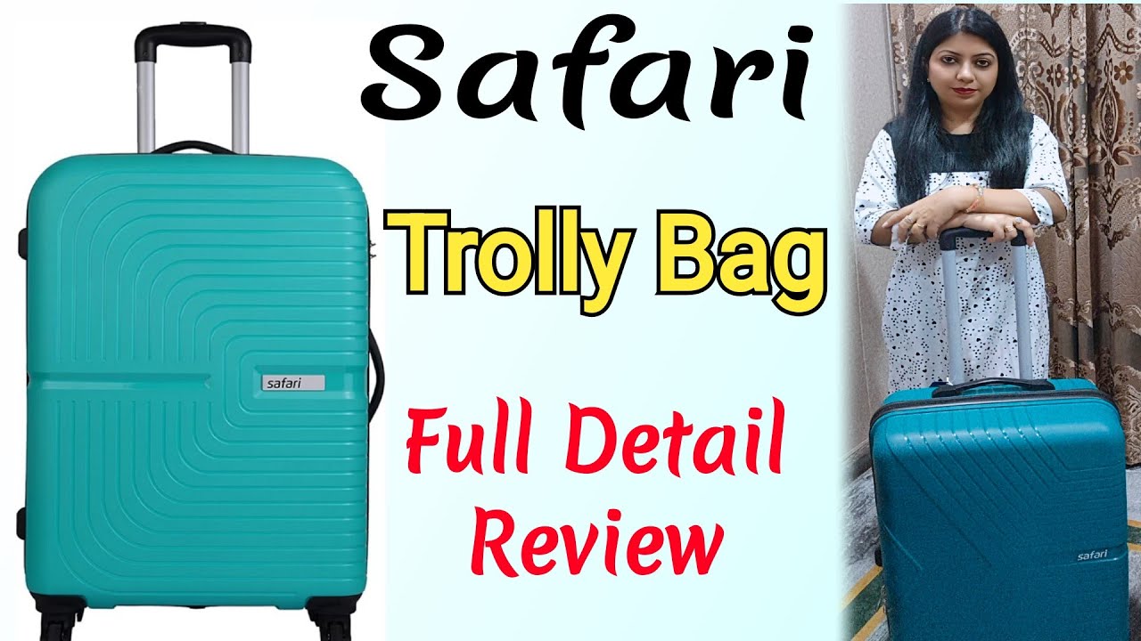 Safari Trolley bag || best luggage for travel 🧳 || honest review