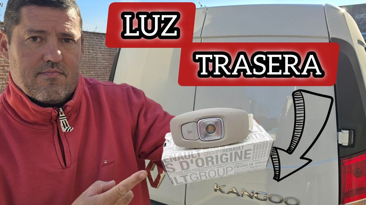 Instalación Luz Trasera Zona de Carga Renault Kangoo Express 5 Asientos