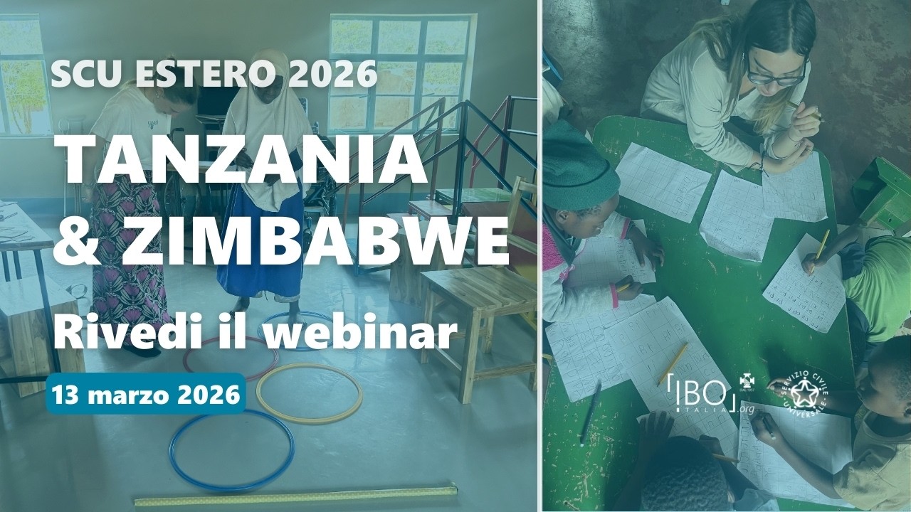 Webinar SCU Estero 2026 | Tanzania e Zimbabwe con IBO Italia