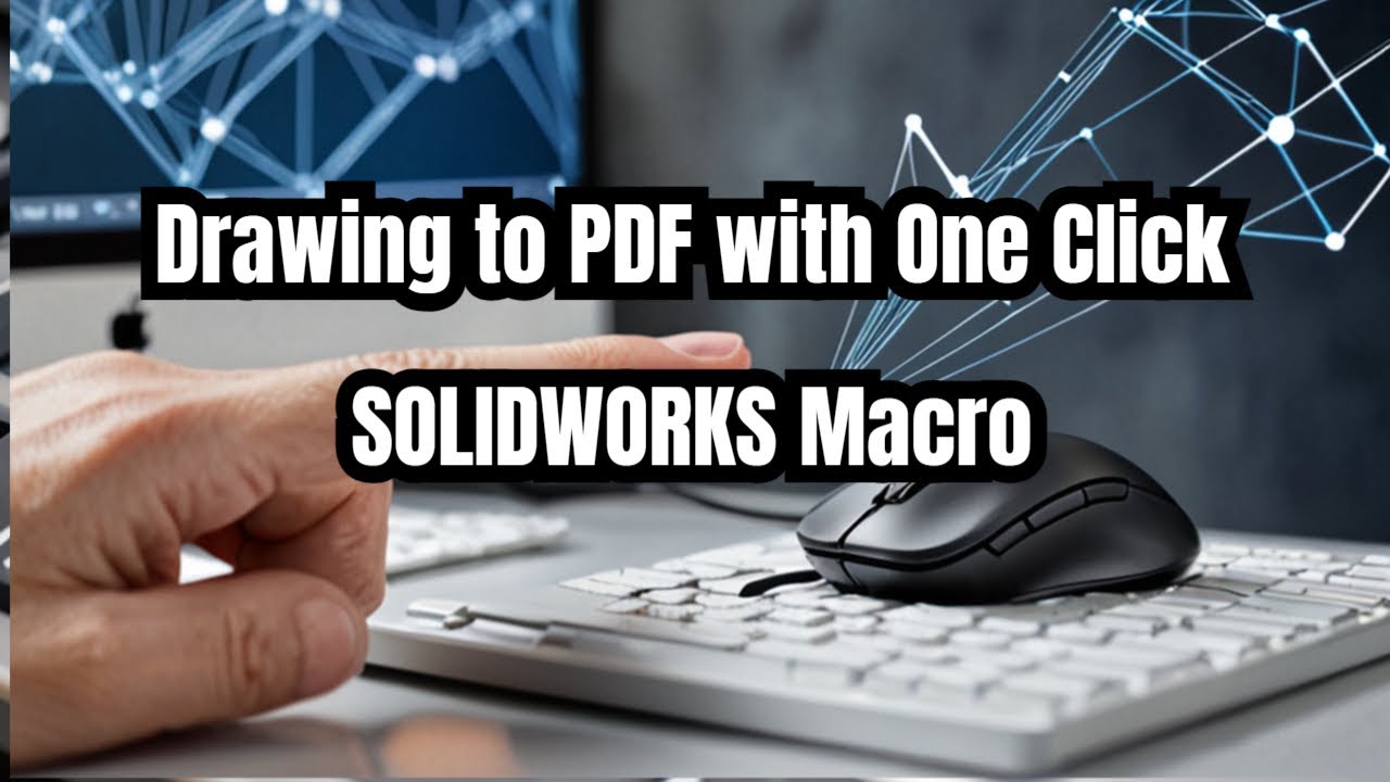 Convert SOLIDWORKS Drawing to PDF with One Click - SOLIDWORKS Macro