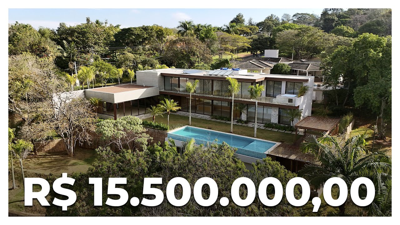 ESSA MANSÃO TEM TUDO! LUXO, SOFISTICAÇÃO E VISTA PRA MATA